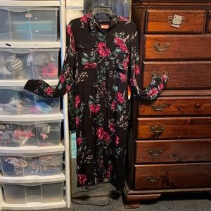 Long floral dress